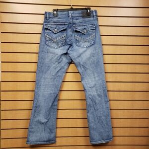 TK Axel Vintage Boot Denim Blue Jeans Size 34 Distressed